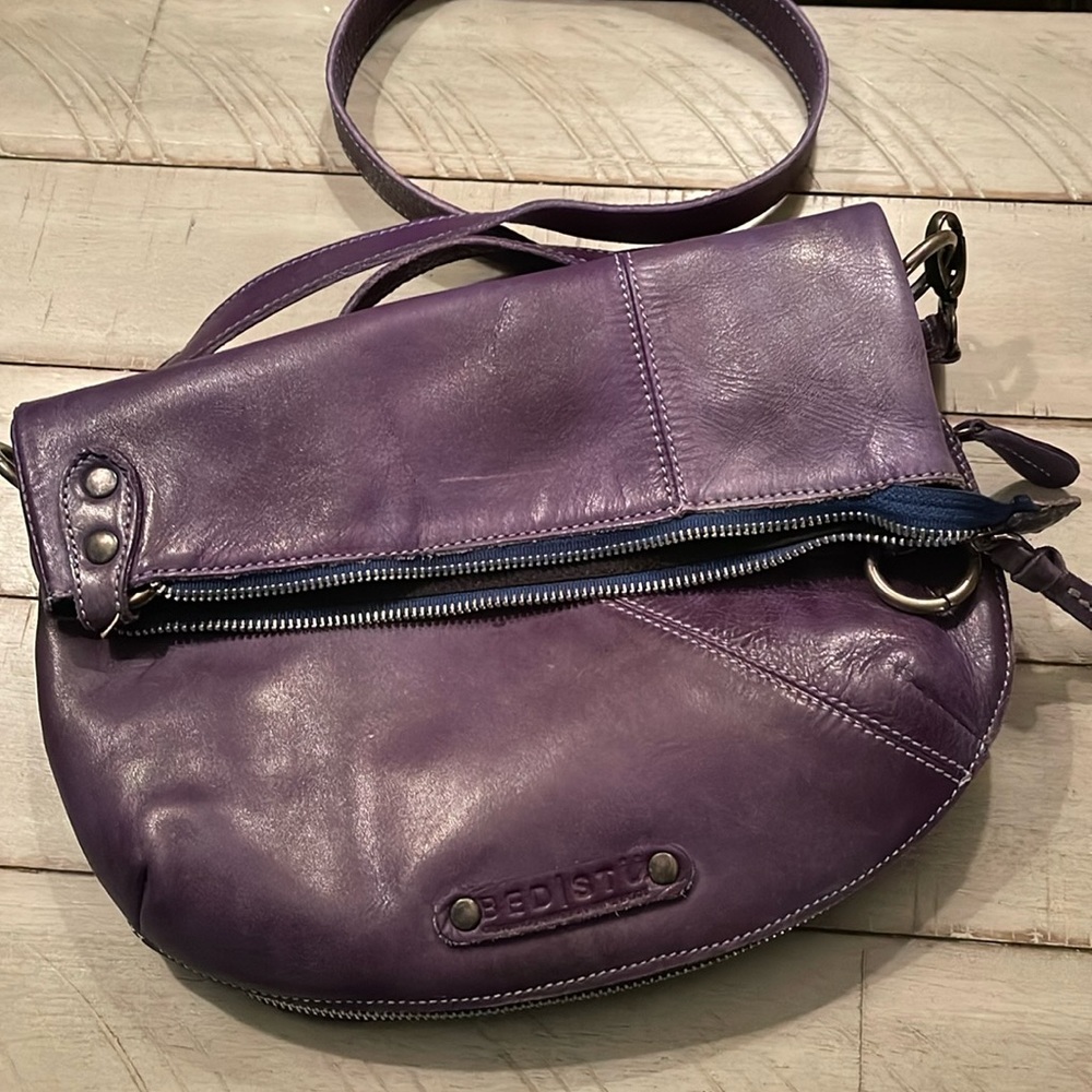 Bed Stu - Indigo Leather crossbody bag